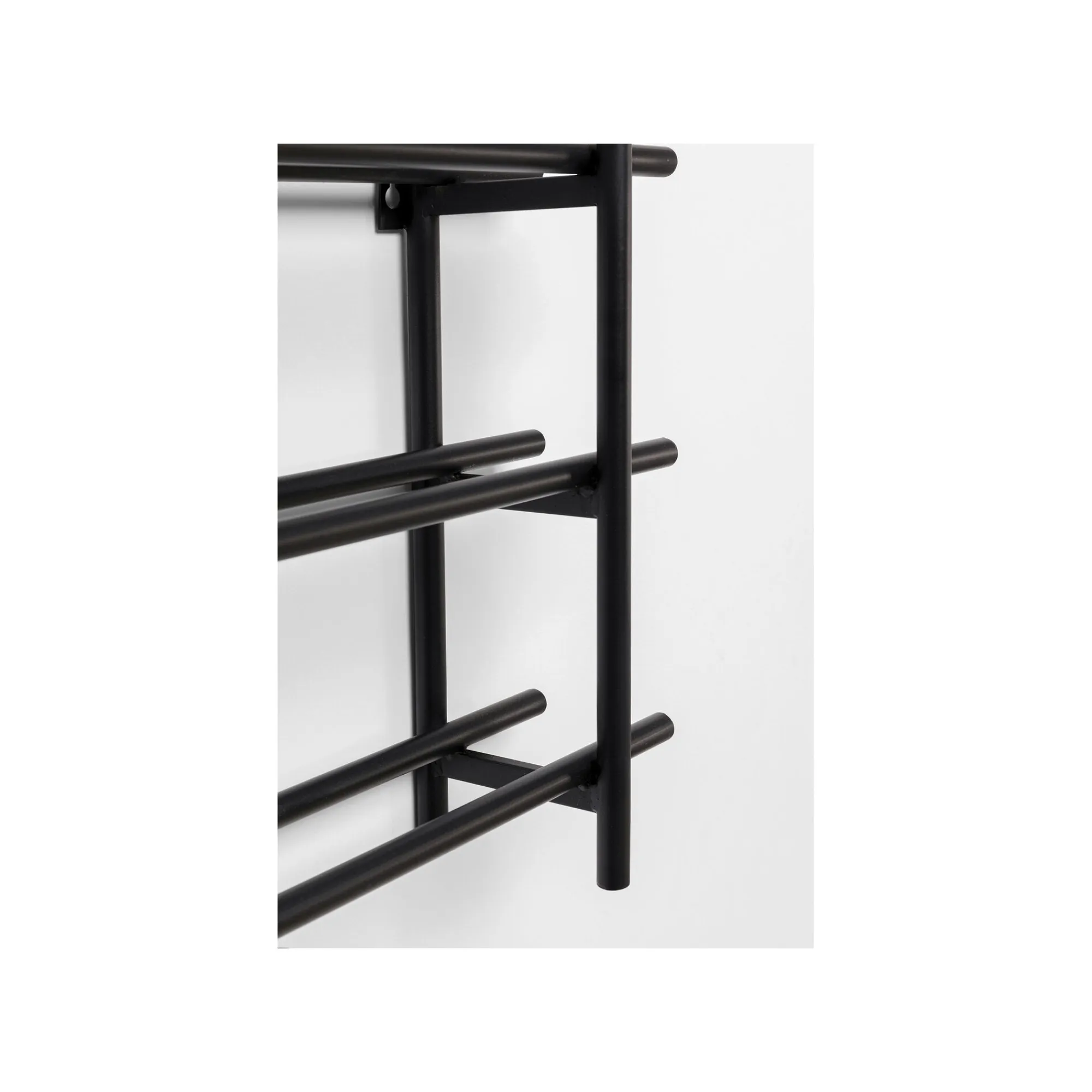 KARE Design Porte-bouteilles Mural Cape Town Noir 34cm ^ Portebouteilles