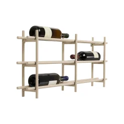 KARE Design Porte-bouteilles Mural Cape Town Beige 34cm ^ Portebouteilles