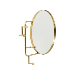 KARE Design Portemanteau Miroir Tristan 65cm Doré ^ Portemanteau|Miroir