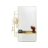 KARE Design Portemanteau Miroir Tristan 150x76cm Doré ^ Portemanteau|Miroir