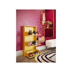 KARE Design Portemanteau Miroir Tristan 150x76cm Doré ^ Portemanteau|Miroir