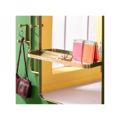 KARE Design Portemanteau Miroir Tristan 150x76cm Doré ^ Portemanteau|Miroir