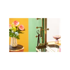 KARE Design Portemanteau Miroir Tristan 150x76cm Doré ^ Portemanteau|Miroir