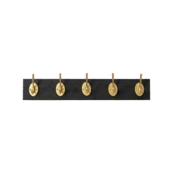 KARE Design Portemanteau Mural Classico 60cm Noir Et Doré ^ Portemanteau