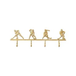 KARE Design Portemanteau Mural Hockey Doré 48cm ^ Portemanteau