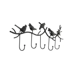 KARE Design Portemanteau Mural Oiseaux Noirs 71cm ^ Portemanteau