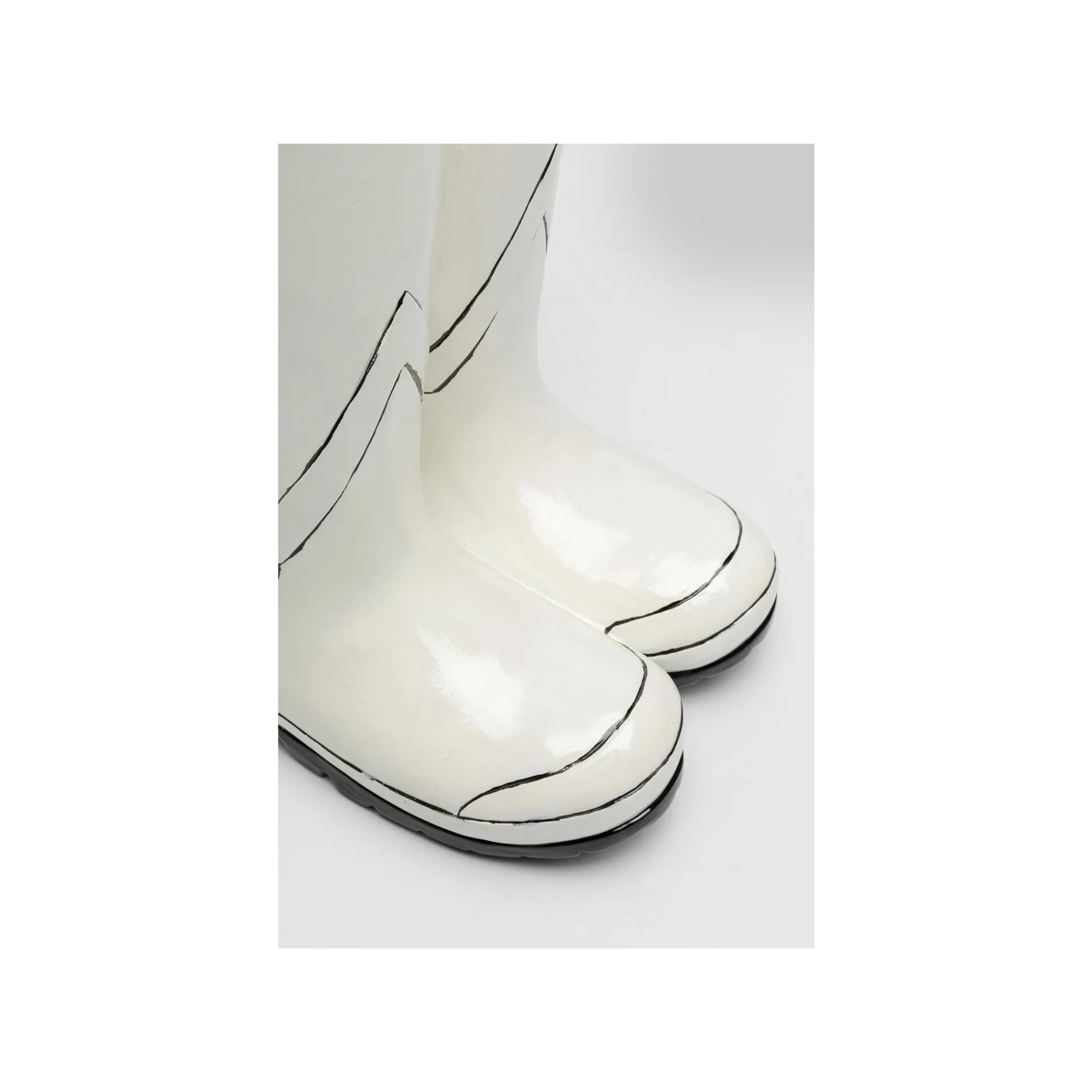 KARE Design Porte-parapluies Bottes Blanches ^ Porteparapluies