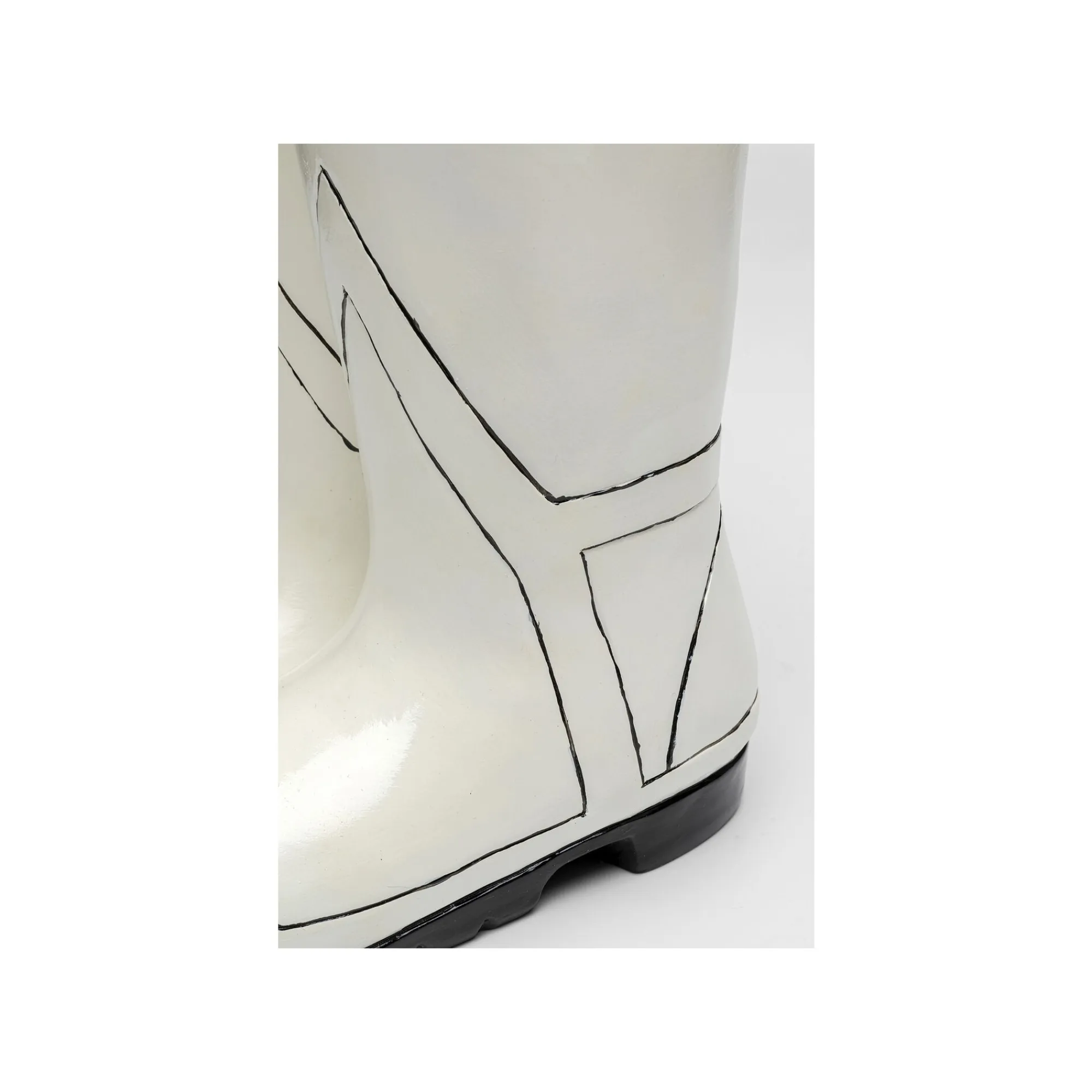 KARE Design Porte-parapluies Bottes Blanches ^ Porteparapluies