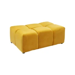 KARE Design Pouf Belami Ocre ^ Tabouret & Pouf