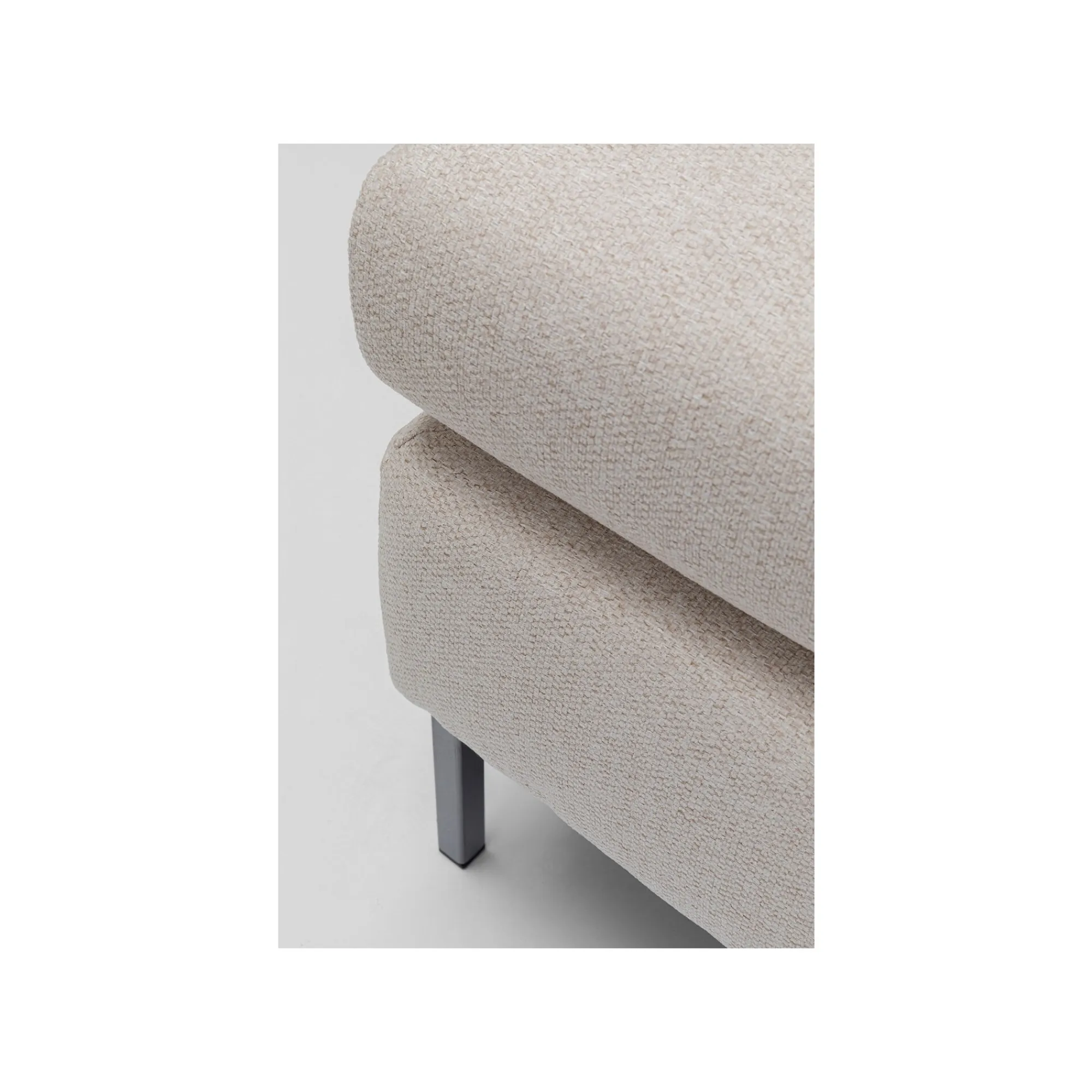 KARE Design Pouf Gianna Crème ^ Tabouret & Pouf