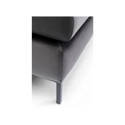 KARE Design Pouf Gianna Velours Gris ^ Tabouret & Pouf