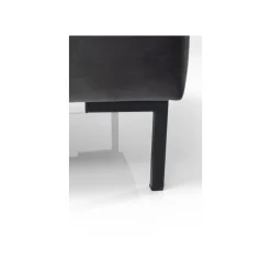 KARE Design Pouf Gianna Velours Gris ^ Tabouret & Pouf