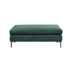 KARE Design Pouf Gianna Velours Vert ^ Tabouret & Pouf