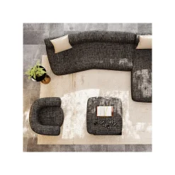 KARE Design Repose-pieds Bow Noir Et Blanc ^ Tabouret & Pouf