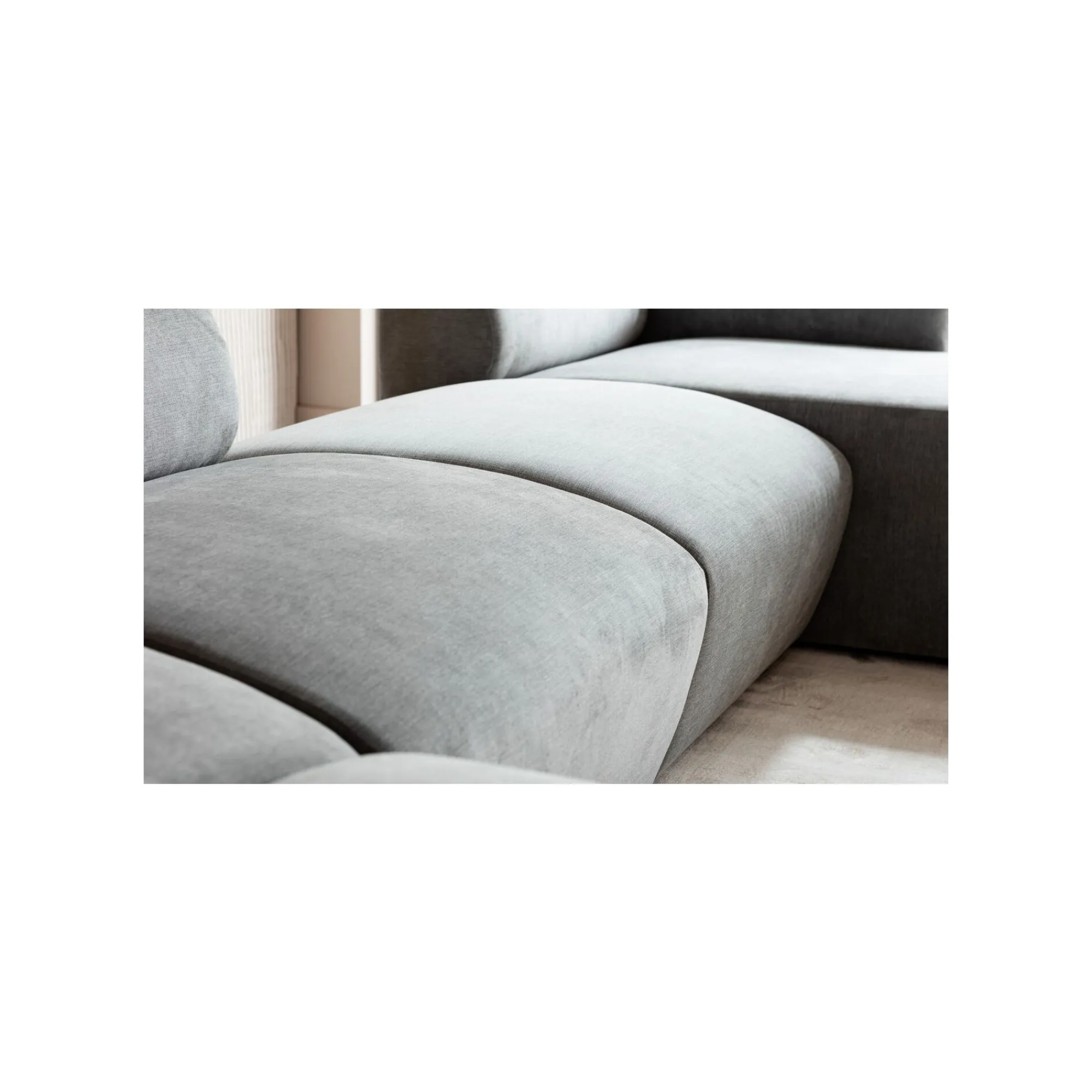 KARE Design Repose-pieds Lucca Gris ^ Tabouret & Pouf