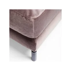 KARE Design Repose-pieds Lullaby Velours Taupe ^ Tabouret & Pouf
