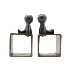 KARE Design Serre-livres Bonhommes Assis Set De 2 ^ Serrelivres
