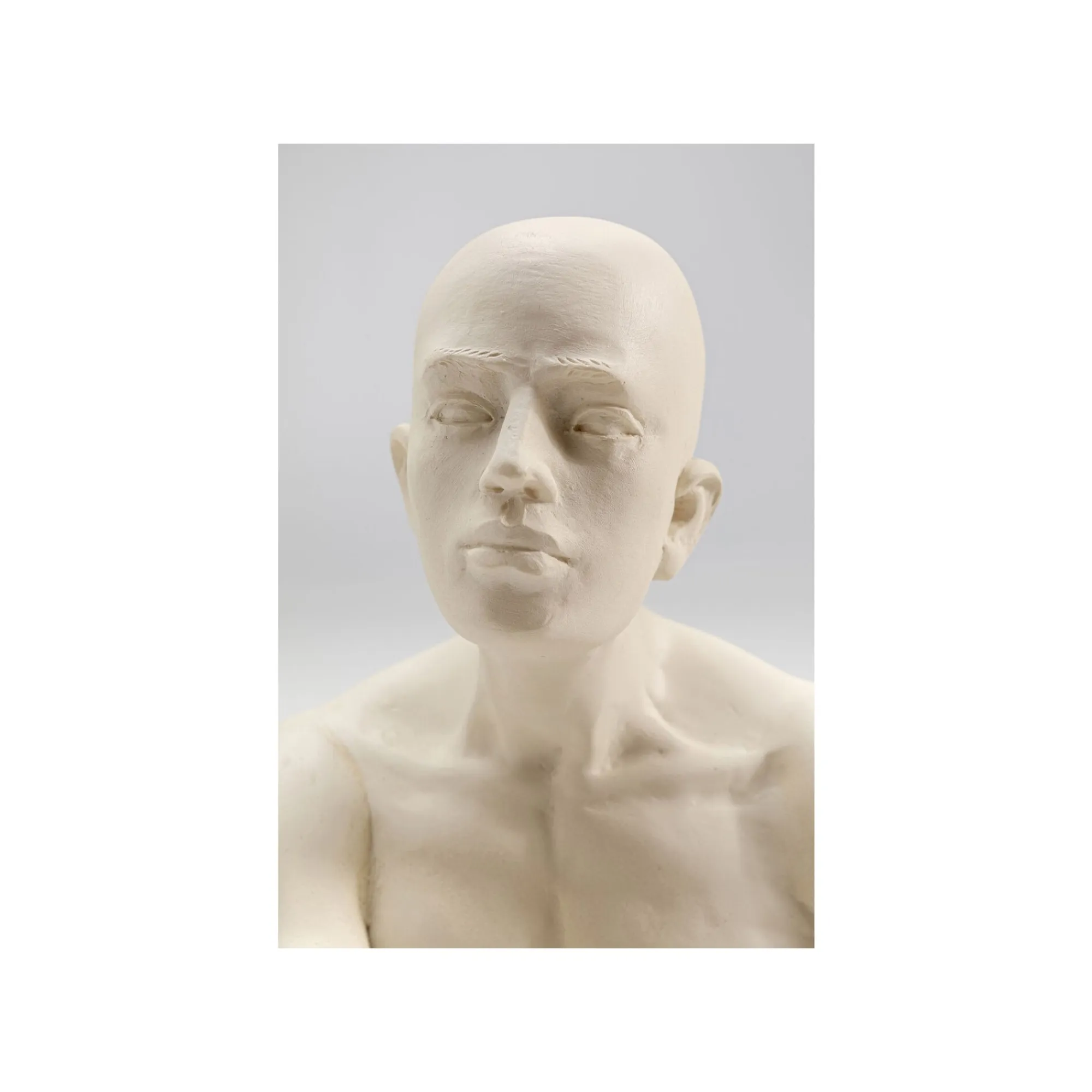 KARE Design Serre-livres Hommes Assis Blancs Set De 2 ^ Serrelivres