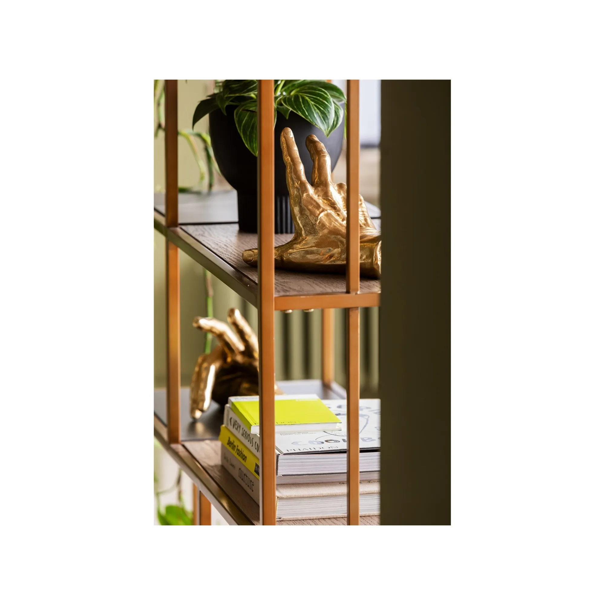 KARE Design Serre-livres Mains Dorées Set De 2 ^ Serrelivres