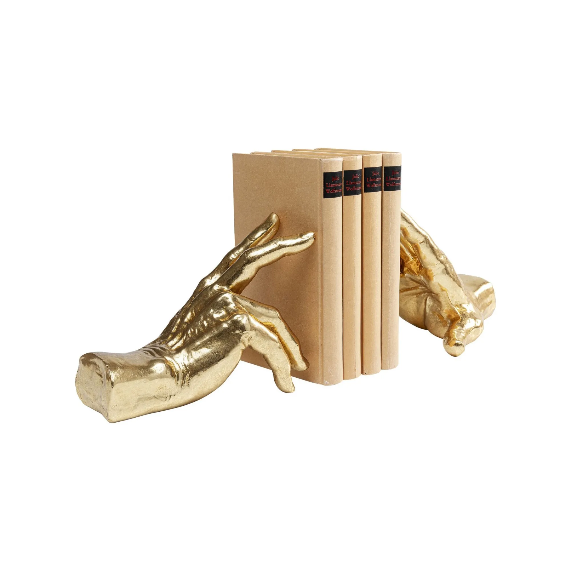 KARE Design Serre-livres Mains Dorées Set De 2 ^ Serrelivres