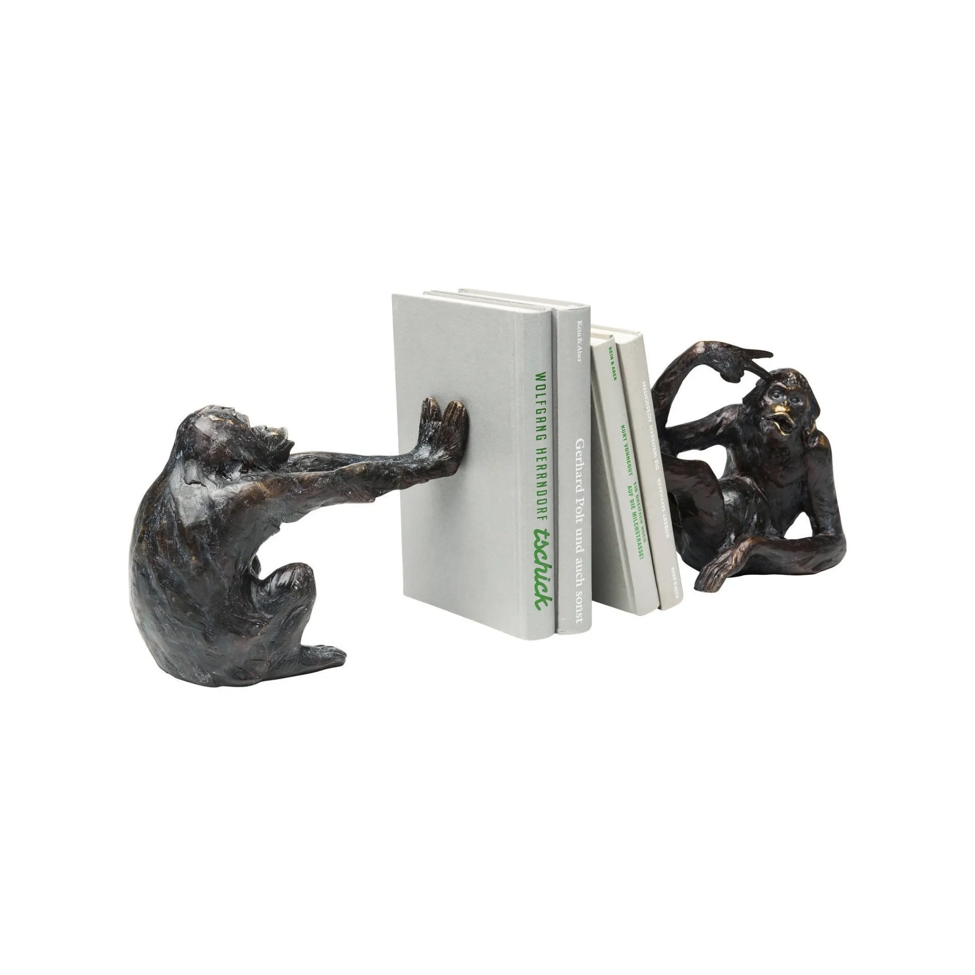 KARE Design Serre-livres Singes Set De 2 ^ Serrelivres