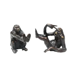 KARE Design Serre-livres Singes Set De 2 ^ Serrelivres