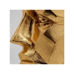 KARE Design Serre-livres Visage Doré Set De 2 ^ Serrelivres