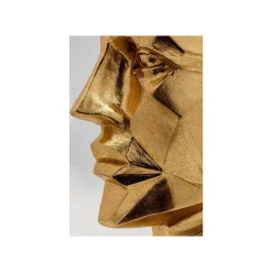 KARE Design Serre-livres Visage Doré Set De 2 ^ Serrelivres