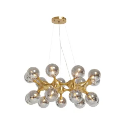 KARE Design Suspension Atomic Balls 18 Dorée ^ Lustre & Suspension
