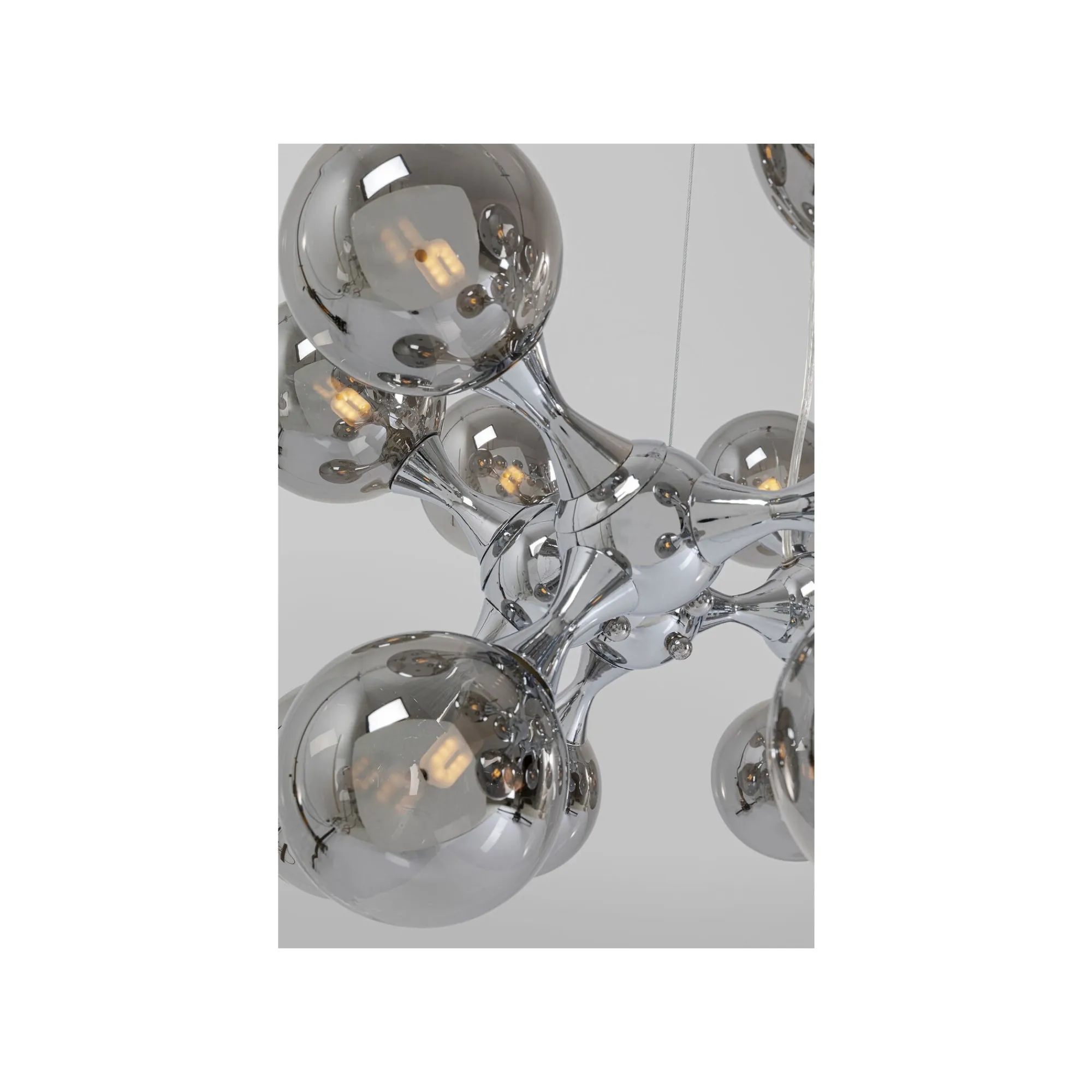 KARE Design Suspension Atomic Balls 18 Argentée ^ Lustre & Suspension
