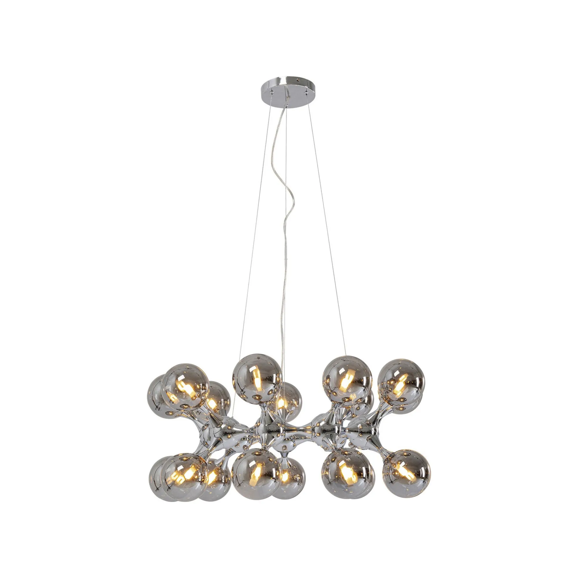 KARE Design Suspension Atomic Balls 18 Argentée ^ Lustre & Suspension