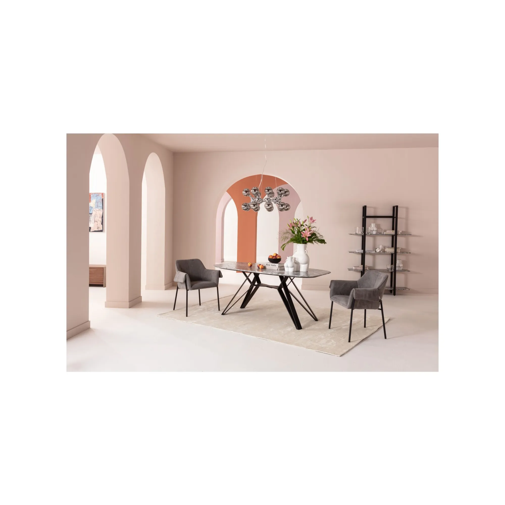 KARE Design Suspension Atomic Balls 18 Argentée ^ Lustre & Suspension