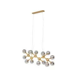 KARE Design Suspension Atomic Balls 190cm Dorée ^ Lustre & Suspension