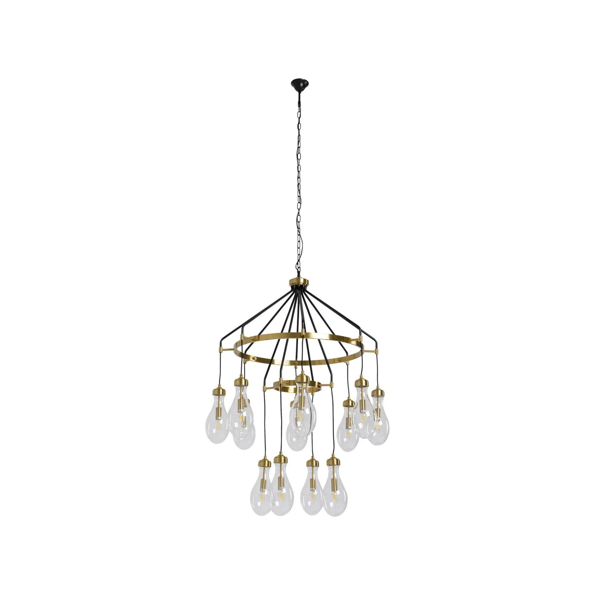 KARE Design Suspension Bell Highlight Dorée ^ Lustre & Suspension