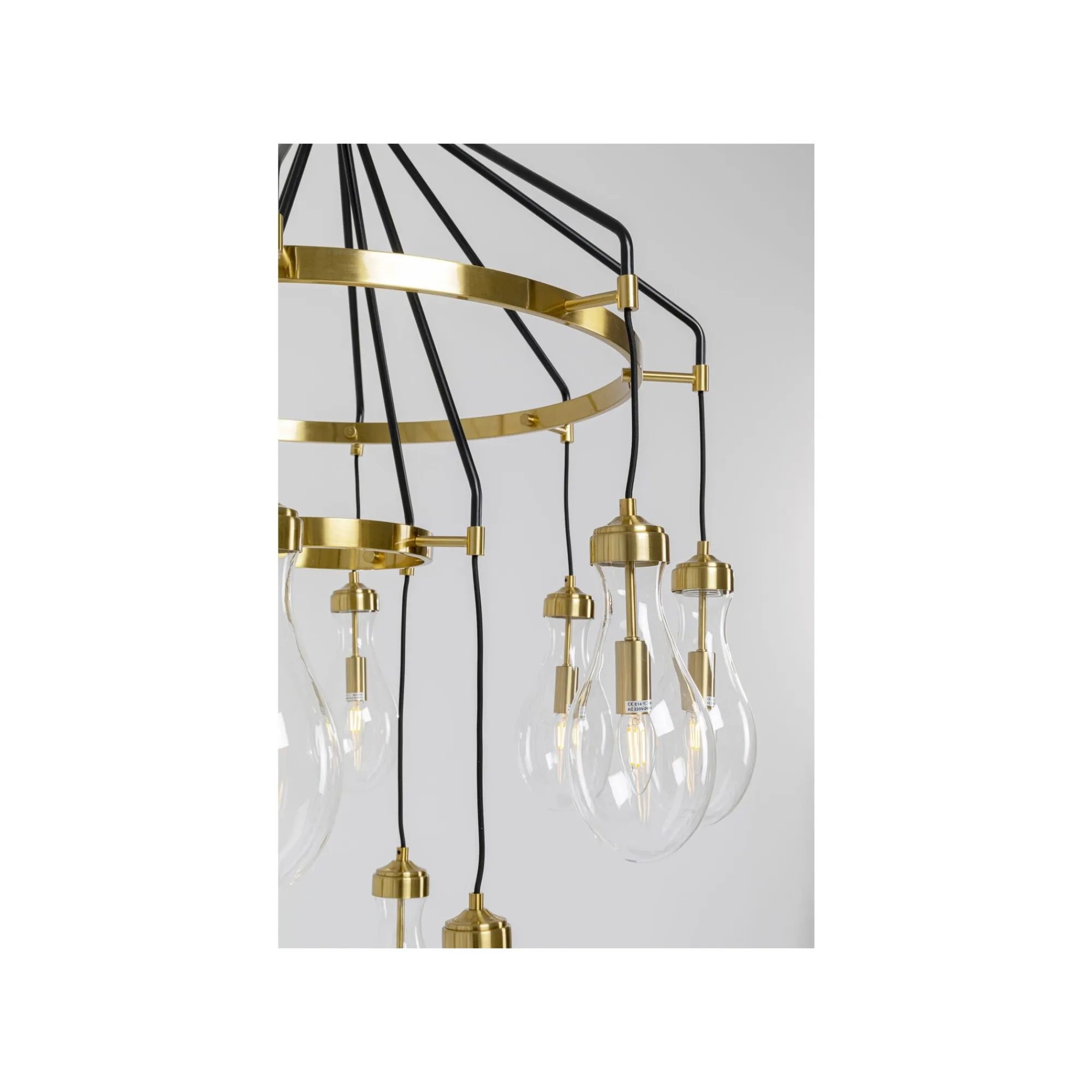 KARE Design Suspension Bell Highlight Dorée ^ Lustre & Suspension