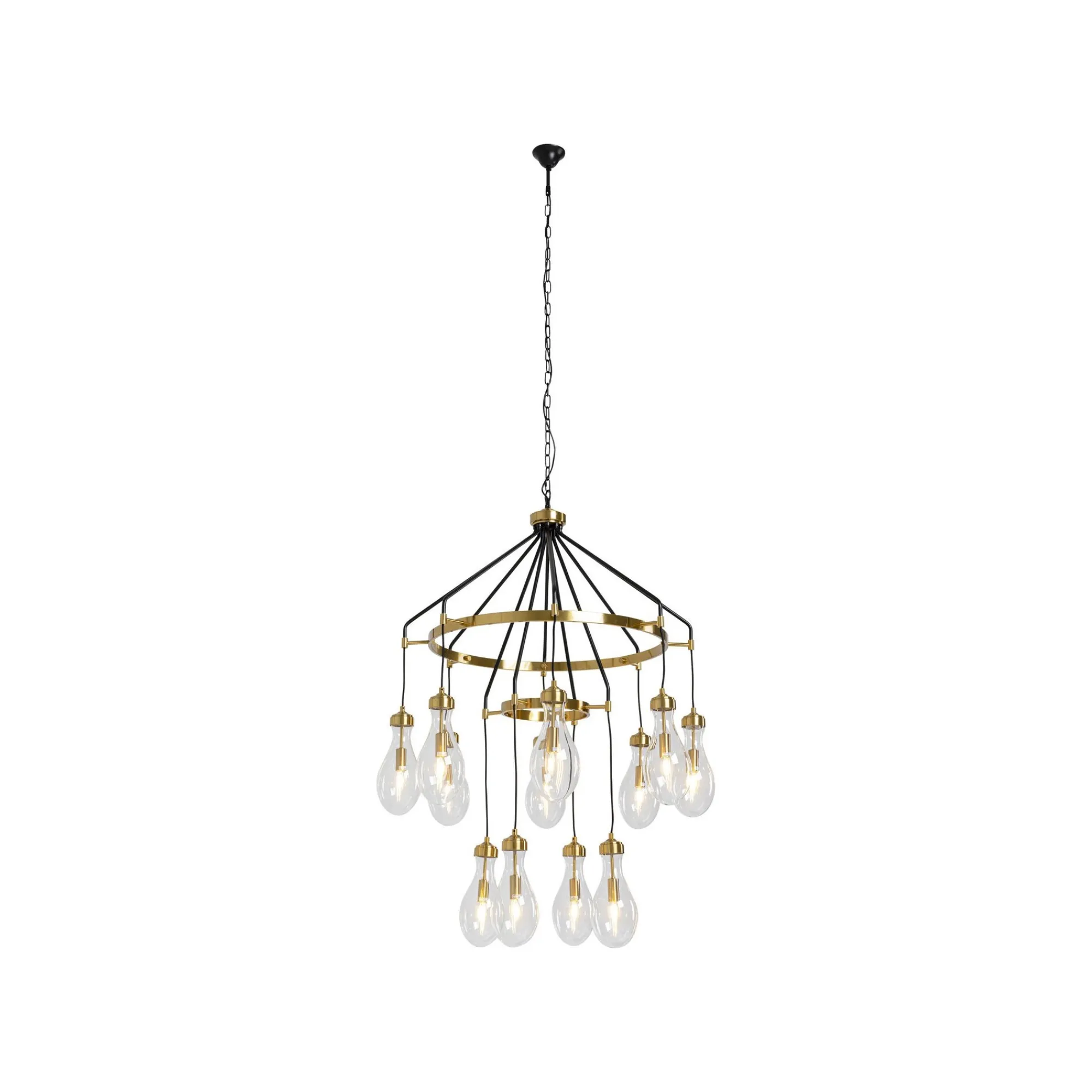KARE Design Suspension Bell Highlight Dorée ^ Lustre & Suspension