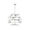 KARE Design Suspension Bulb Fiction 20 Globes Argentée ^ Lustre & Suspension