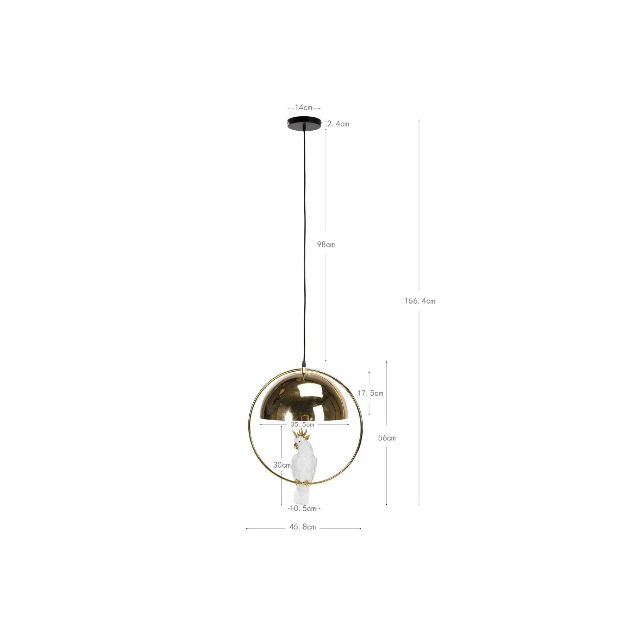 KARE Design Suspension Cacatoès ^ Lustre & Suspension