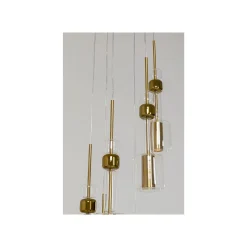 KARE Design Suspension Candy Bar Dorée 44cm ^ Lustre & Suspension