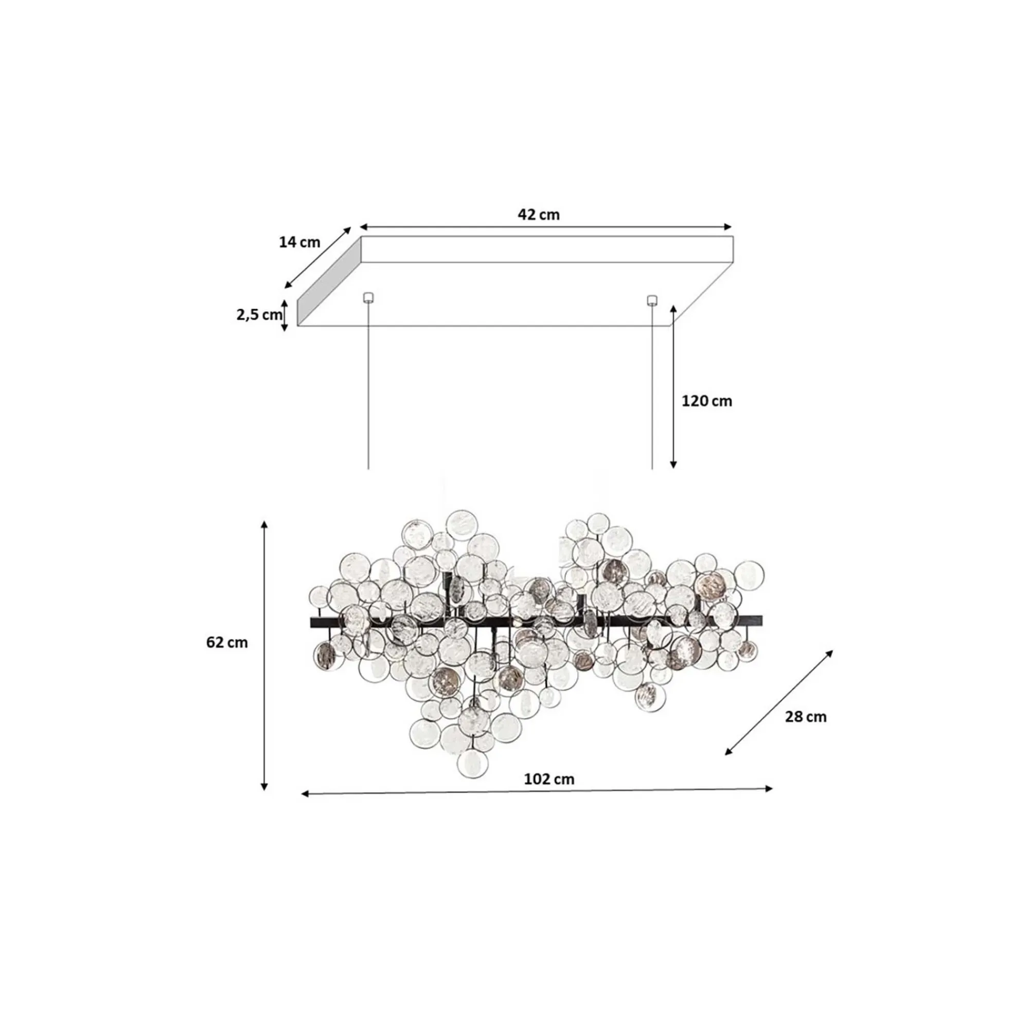 KARE Design Suspension Clouds ^ Lustre & Suspension