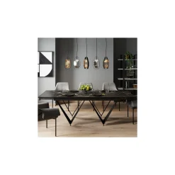 KARE Design Suspension Diamond Fever Noire 110cm ^ Lustre & Suspension