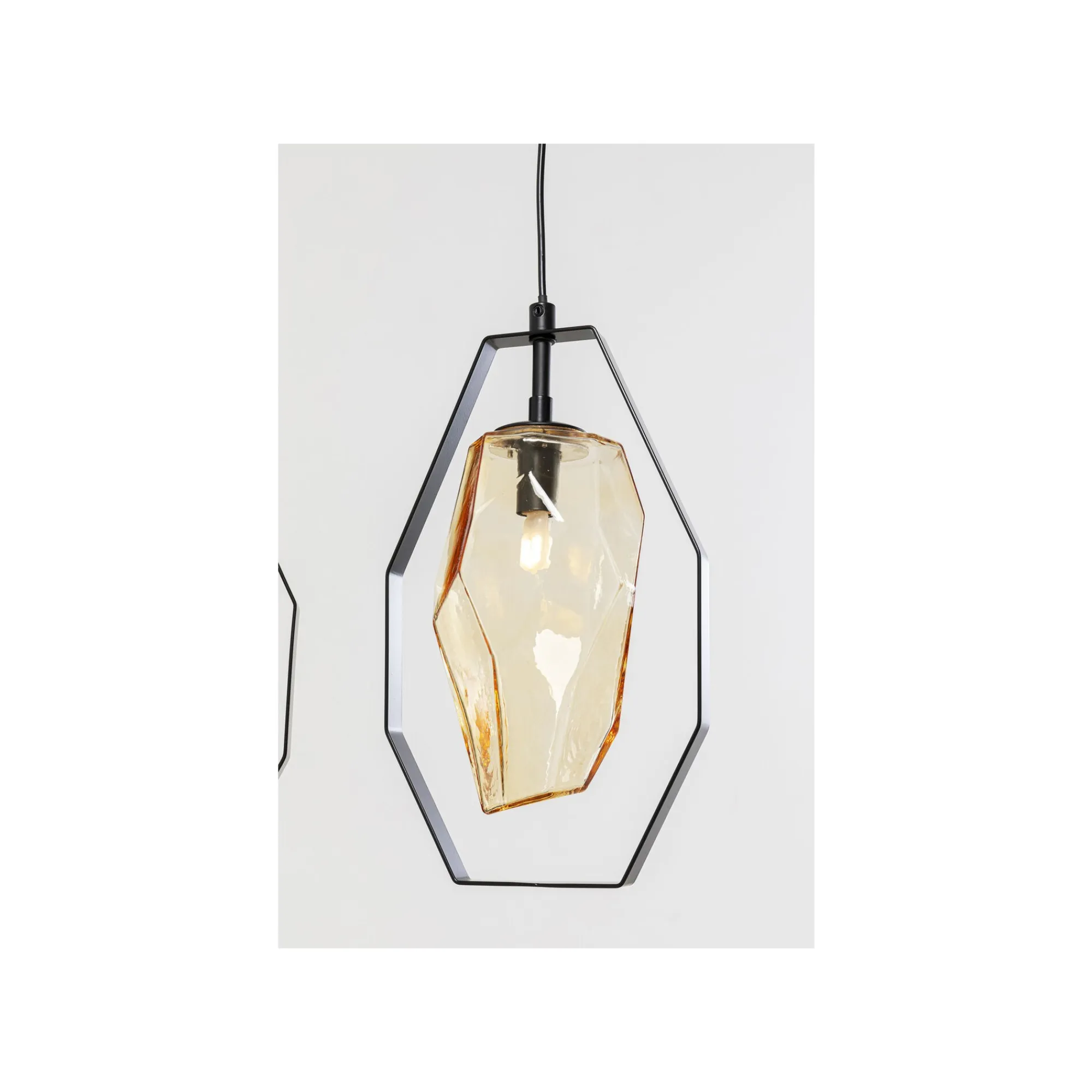 KARE Design Suspension Diamond Fever Noire 110cm ^ Lustre & Suspension