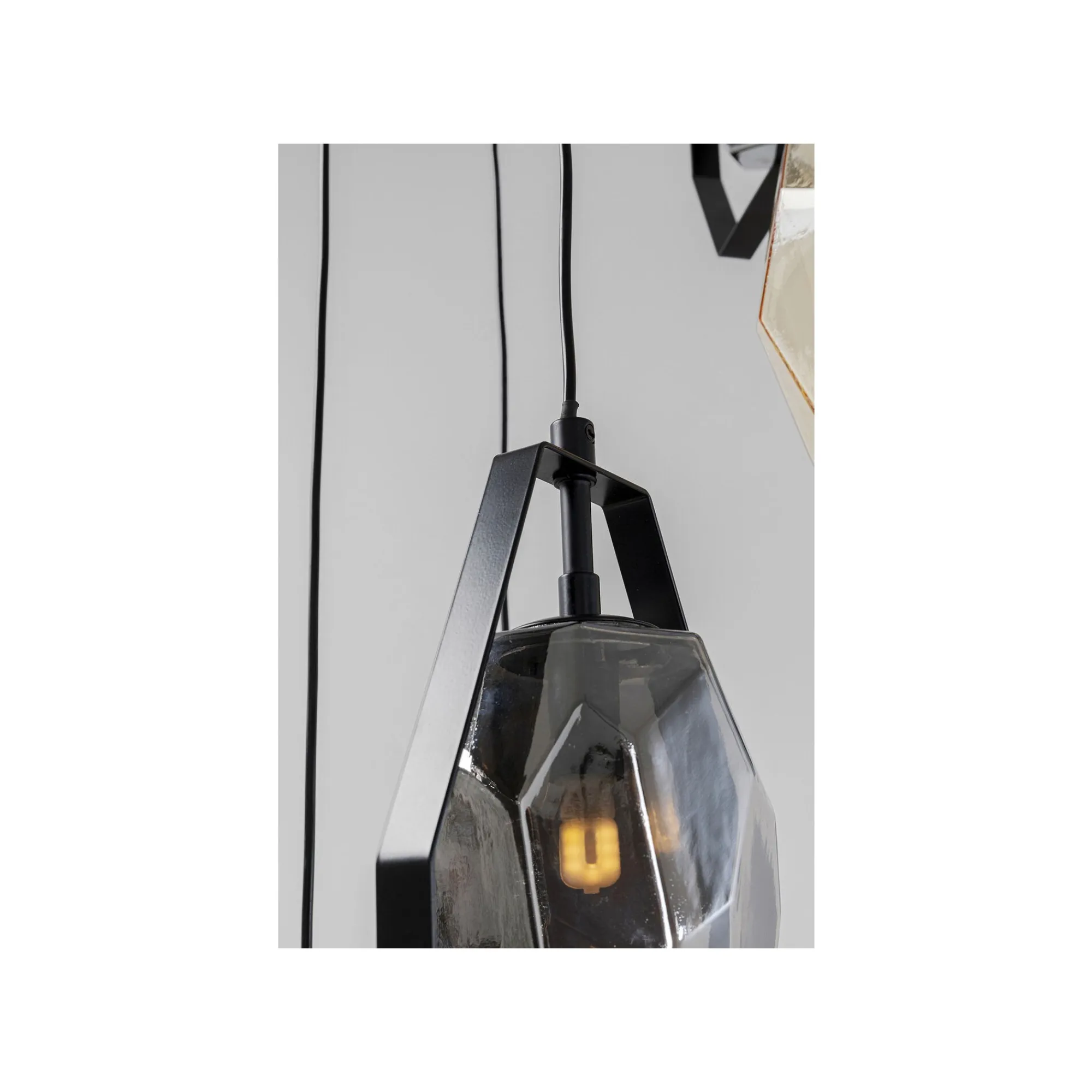 KARE Design Suspension Diamond Fever Noire 42cm ^ Lustre & Suspension