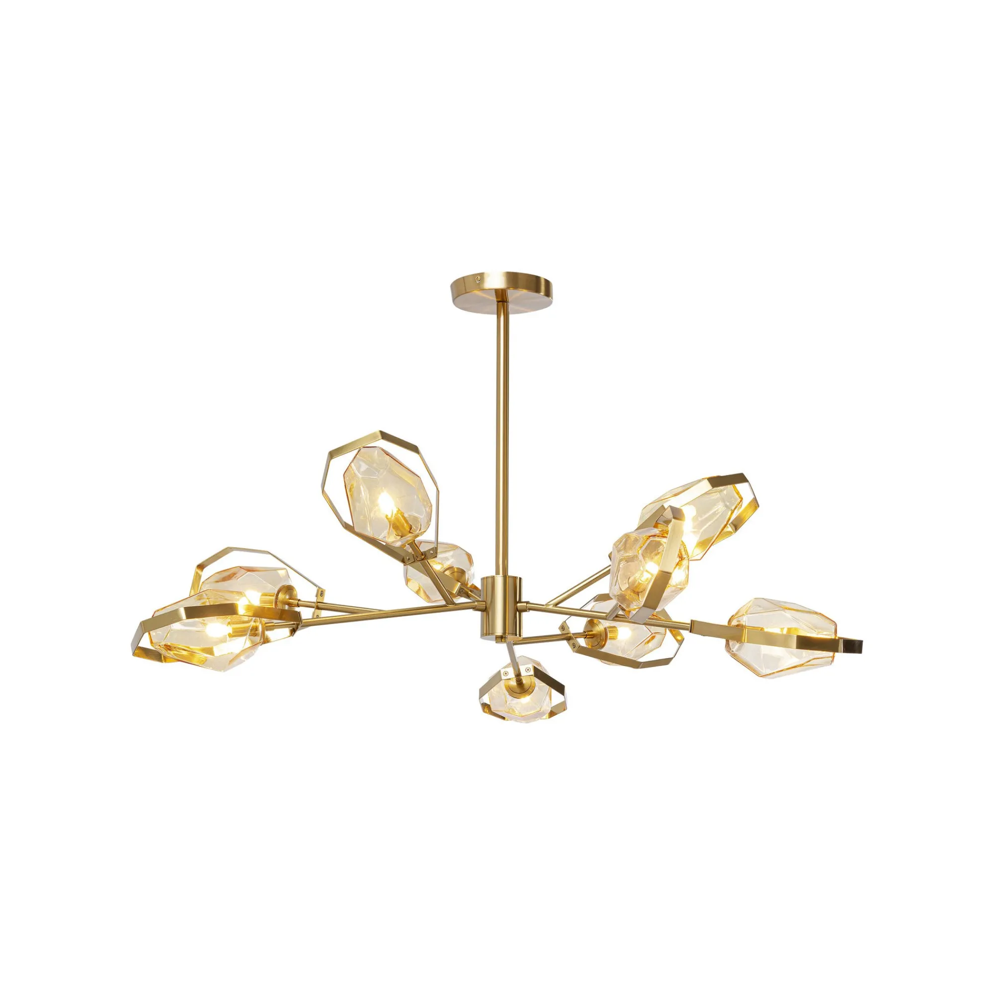 KARE Design Suspension Diamond Fever Dorée 106cm ^ Lustre & Suspension