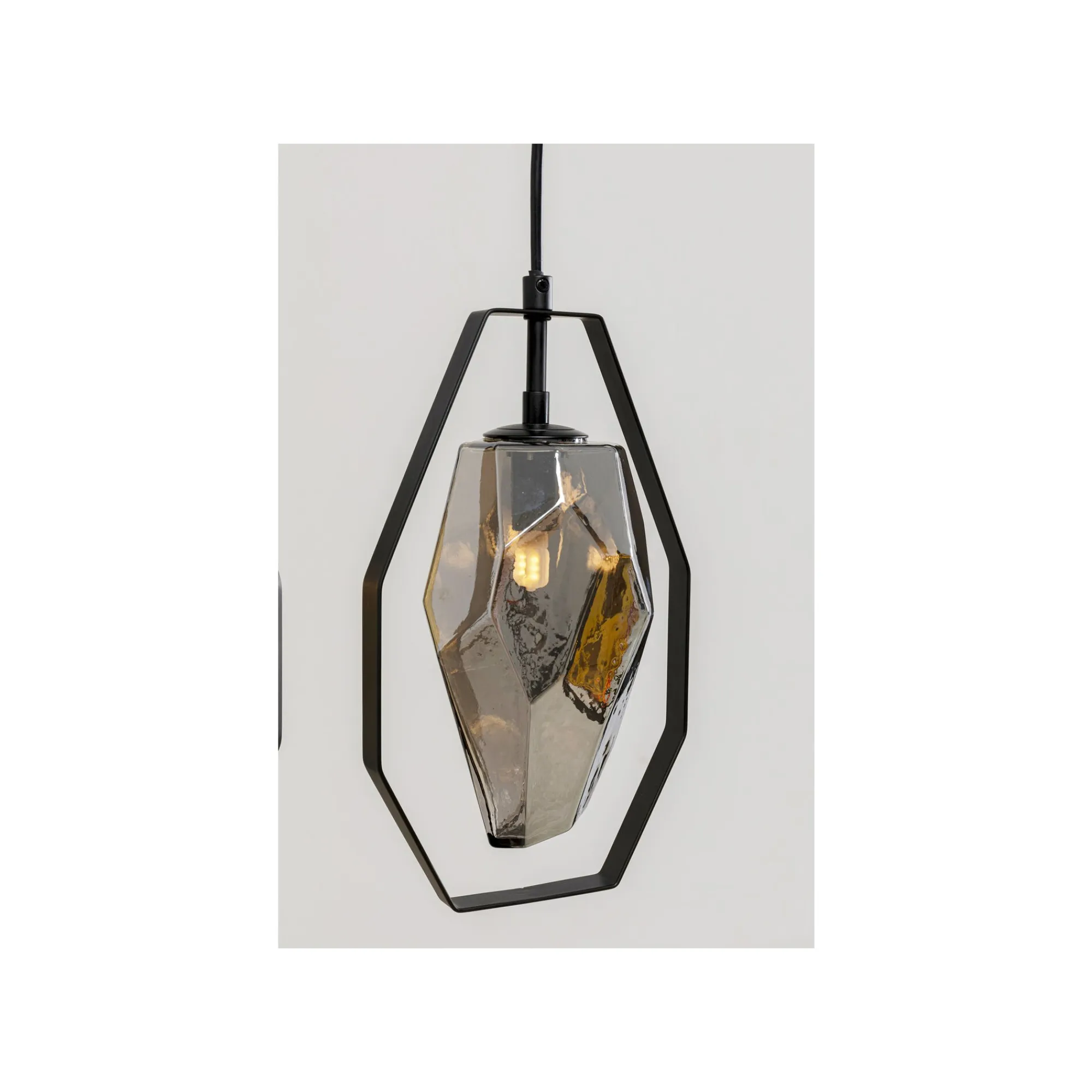 KARE Design Suspension Diamond Fever Noire 67cm ^ Lustre & Suspension