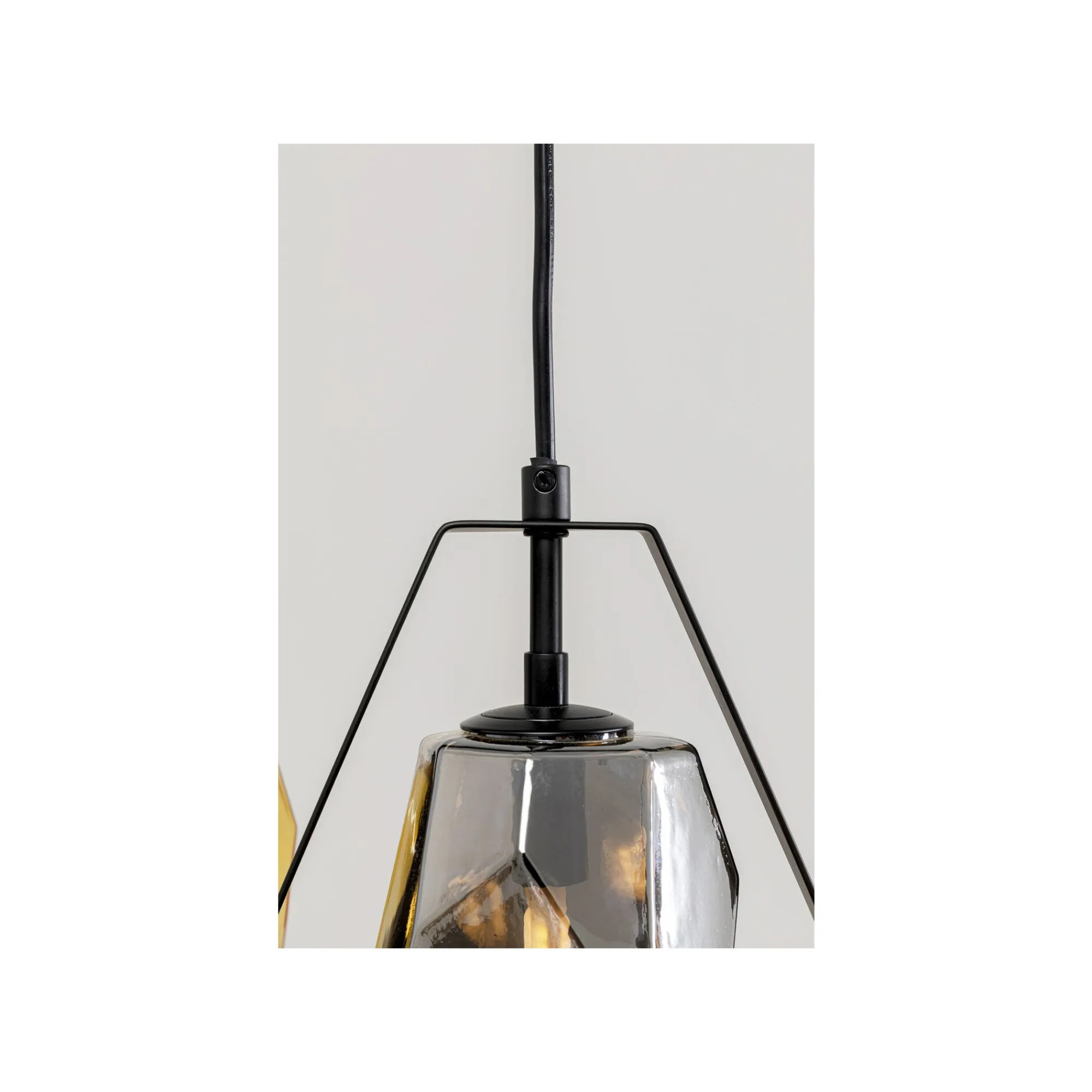 KARE Design Suspension Diamond Fever Noire 67cm ^ Lustre & Suspension