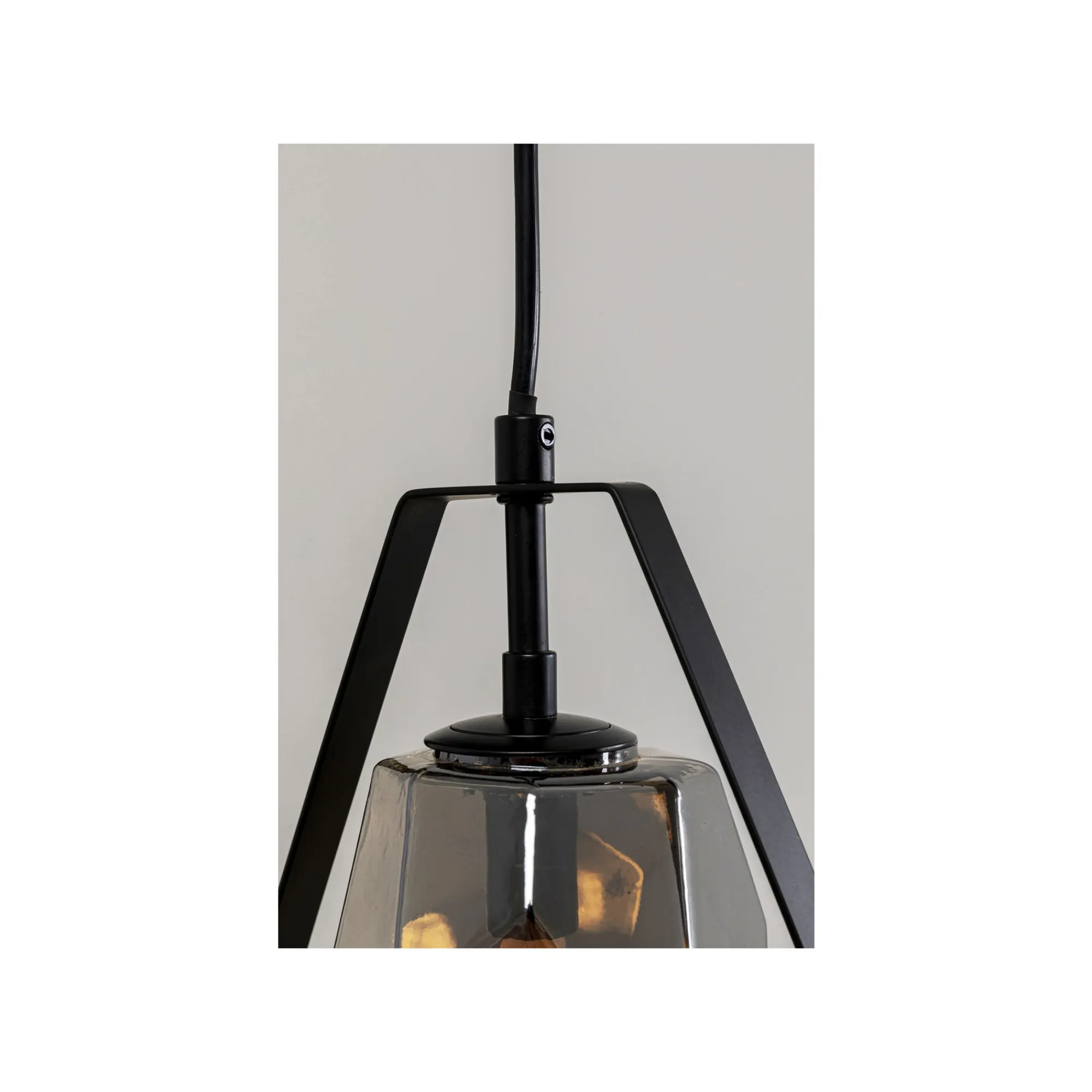 KARE Design Suspension Diamond Fever Noire 17cm ^ Lustre & Suspension
