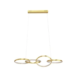 KARE Design Suspension Galaxy LED 155cm Dorée ^ Lustre & Suspension