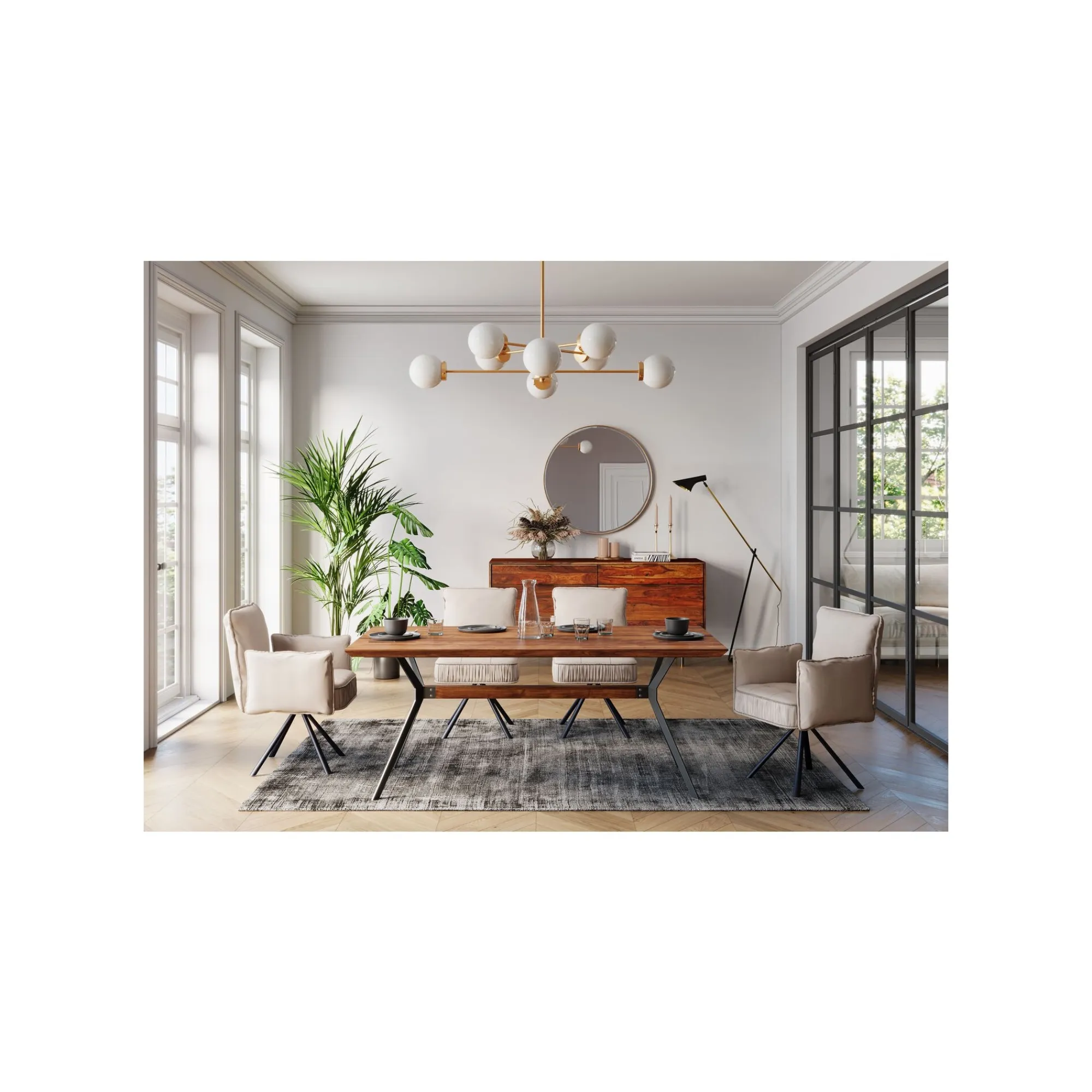 KARE Design Suspension Heavenly Dorée 98cm ^ Lustre & Suspension