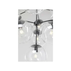 KARE Design Suspension Lasmina 10 Globes Noire ^ Lustre & Suspension
